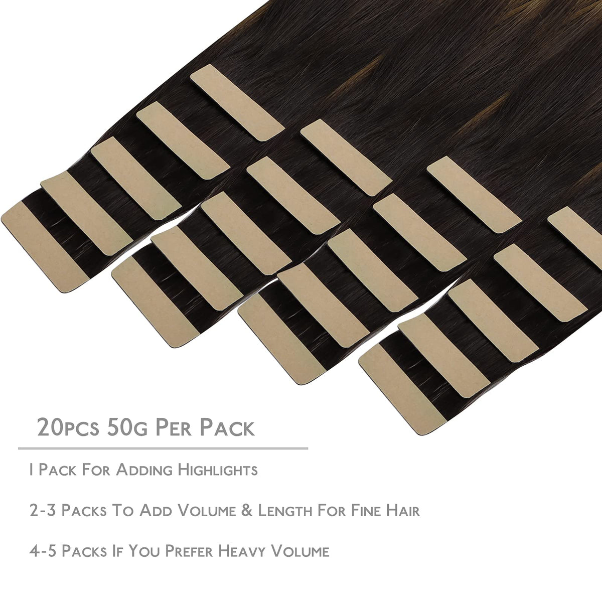 Zoom sur les extensions de cheveux Wennalife montrant la texture douce et brillante