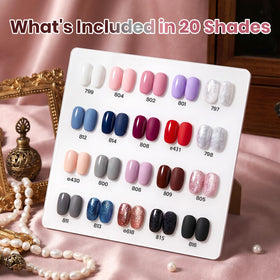 Zoom sur les flacons de vernis gel beetles de 5 ml