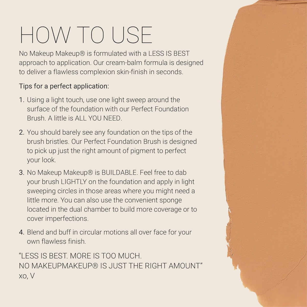 Zoom sur les ingrédients du fond de teint No Makeup Makeup