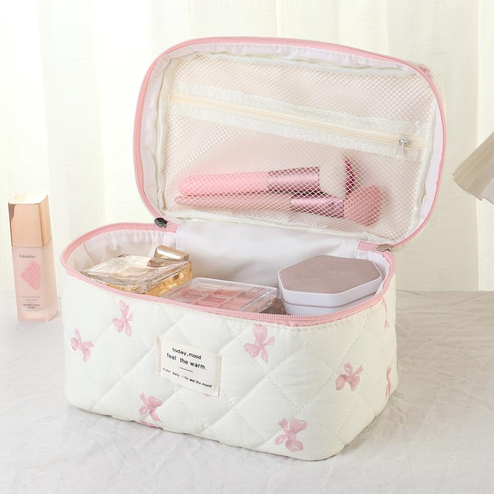 Zoom sur les matériaux de la trousse de maquillage uekeboag