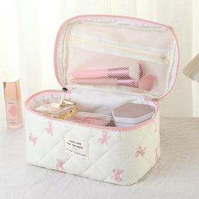 Zoom sur les matériaux de la trousse de maquillage uekeboag