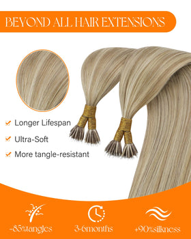 Zoom sur les nano rings des extensions Sunny Hair