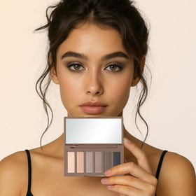 Zoom sur les teintes mates et scintillantes de la palette