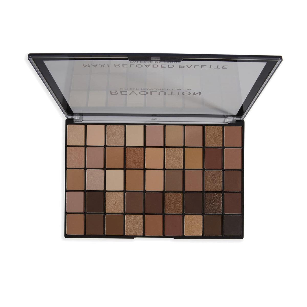 Zoom sur les teintes mates et scintillantes de la palette Maxi Reloaded