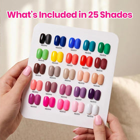 zoom sur les vernis gel de 5 ml du kit beetles