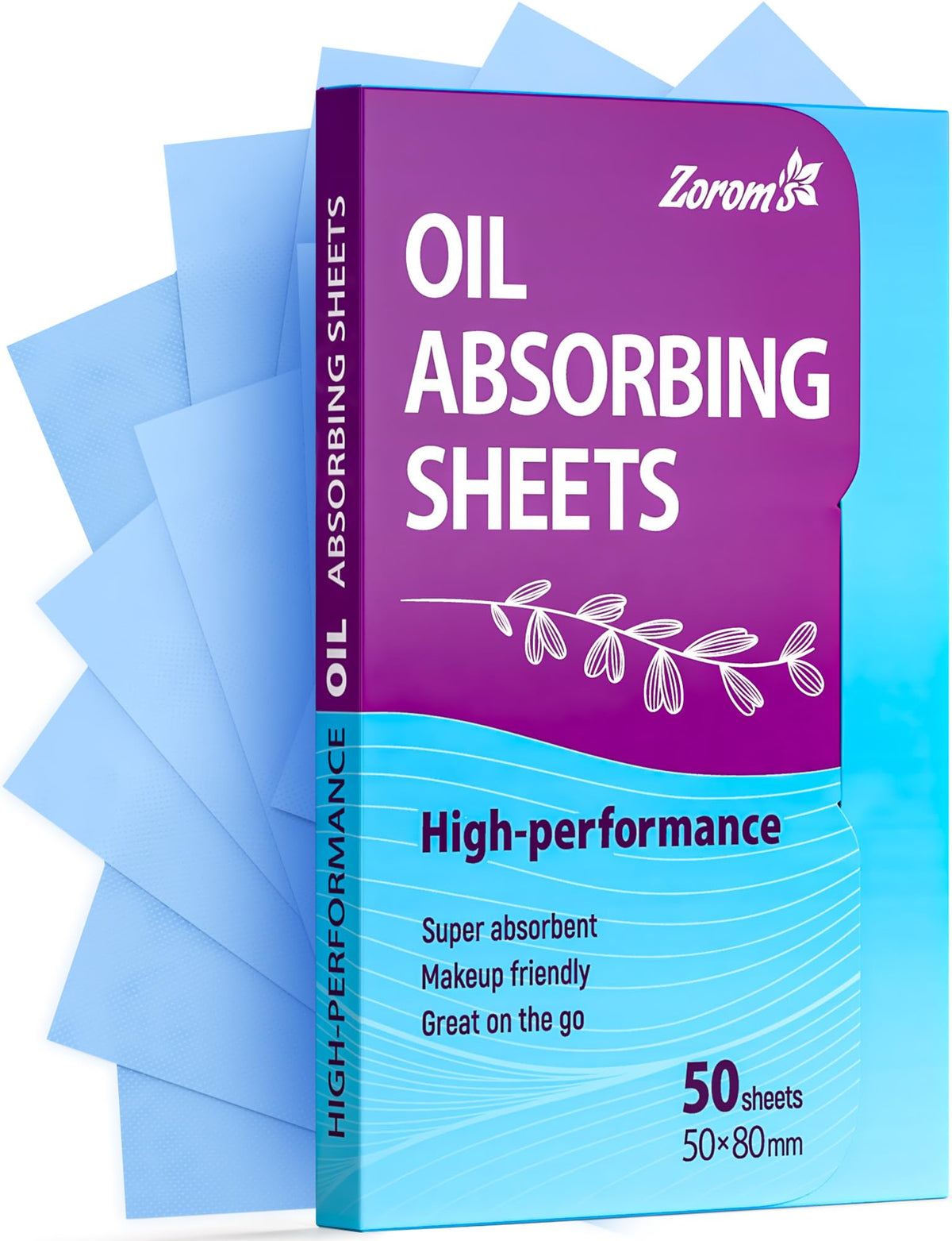 ZOROM'S Feuilles Absorbantes Huileuses paquet de 50 pièces