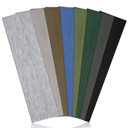 Ztomine bandeaux pour femme en coton doux, vue avant, gris